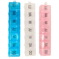 Imagen de Pastillero simple 7 días, PACK x12