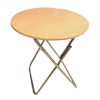 Imagen de Mesa de madera patas de hierro, plegable