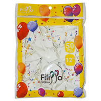 Imagen de Globo 12" x50 FILIPPO blanco