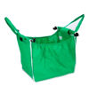 Imagen de Bolsa de TNT reforzado, con clip para carrito, con asas y bolsillo, plegable, pack x2