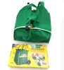 Imagen de Bolsa de TNT reforzado, con clip para carrito, con asas y bolsillo, plegable, pack x2