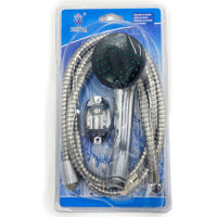 Imagen de Duchero teléfono con colilla flexible 1.40m, y soporte, en blister