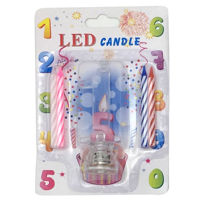 Imagen de Velita led con 4 velitas Nº1, en blister