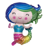 Imagen de Globo metalizado sirena, en bolsa