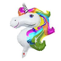 Imagen de Globo metalizado unicornio, en bolsa