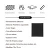 Imagen de Revestimiento adhesivo para pared NEGRO