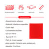 Imagen de Revestimiento adhesivo para pared ROJO