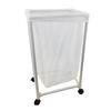 Imagen de Cesto organizador de ropa rectangular, desarmable, con ruedas, en caja