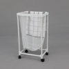 Imagen de Cesto organizador de ropa rectangular, desarmable, con ruedas, en caja