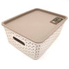 Imagen de Caja organizadora de plástico, con tapa, 20x10x26cm