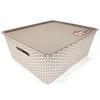 Imagen de Caja organizadora de plástico, con tapa, 34x16x40cm