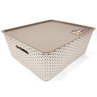 Imagen de Caja organizadora de plástico, con tapa, 34x16x40cm