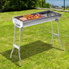 Imagen de Parrilla de acero inoxidable, patas plegables, en caja