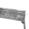 Imagen de Parrilla de acero inoxidable, patas plegables, en caja
