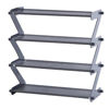 Imagen de Zapatera metal y tela, GRIS, en caja
