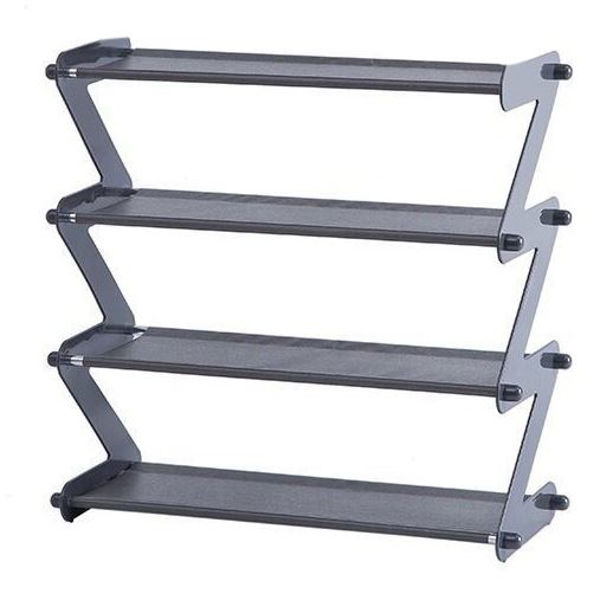 Imagen de Zapatera metal y tela, GRIS, en caja