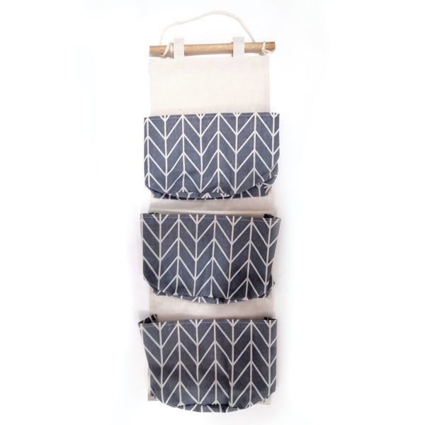 Imagen de Organizador de tela para colgar con 3 divisiones, varios diseños