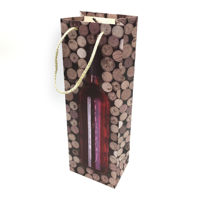 Imagen de Bolsa de regalo para botella, PACK x12, varios diseños