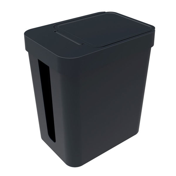 Imagen de Papelera de plástico SOPRANO 5L NEGRO