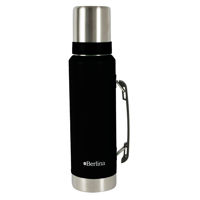 Imagen de Termo 1.2L acero NEGRO pico cebador, base antideslizante, Berlina