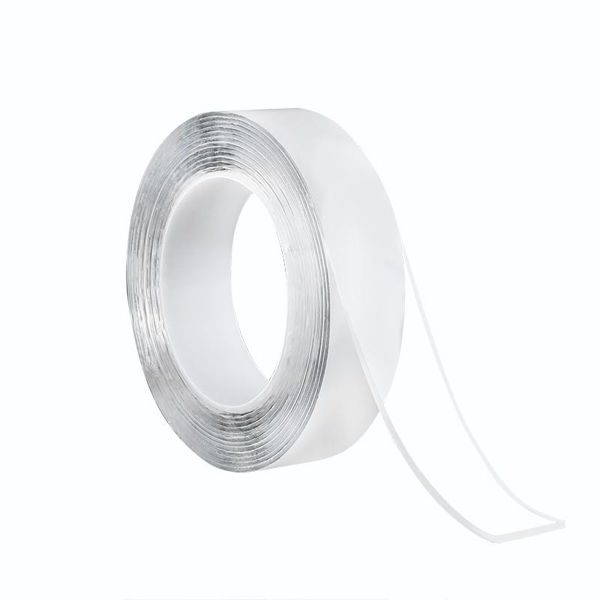 Imagen de Cinta doble faz transparente, 1mx3cmx2mm