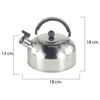 Imagen de Caldera de acero inoxidable plateada, mango combinado, 2L, en caja