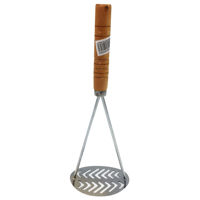 Imagen de Pisapapas de metal con mango de madera