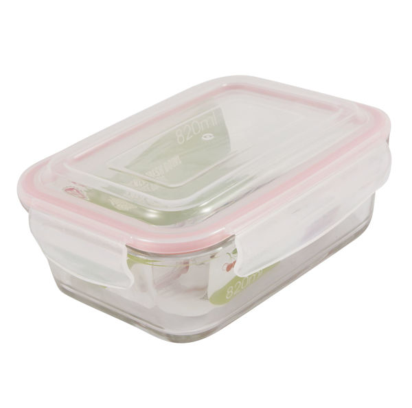 Imagen de Tupper De Vidrio Hermético 820 Ml