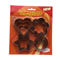 Imagen de Cortante de metal para galletitas x12, en blister