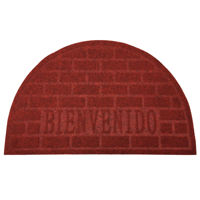Imagen de Alfombra moquette, semicírculo Bienvenido, varios colores