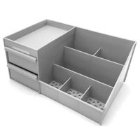 Imagen de Organizador de plástico, para cosméticos, escritorio, etc, varios colores