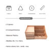 Imagen de Organizador de plástico, para cosméticos, escritorio, etc, varios colores