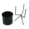 Imagen de Maceta de metal 9cm con soporte, 2 colores