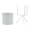 Imagen de Maceta de metal 9cm con soporte, 2 colores