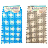 Imagen de Alfombra para baño de PVC calada, con ventosas, varios colores