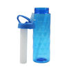 Imagen de Botella deportiva de plástico, con sorbito retráctil, 700ml, con porta hielo, varios colores