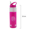 Imagen de Botella deportiva de plástico, con sorbito retráctil, 700ml, con porta hielo,varios colores