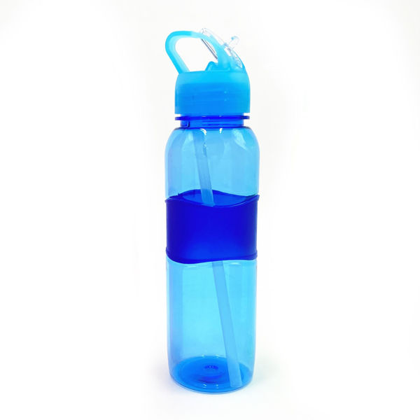 Imagen de Botella deportiva de plástico, con sorbito retráctil, 700ml,  varios colores