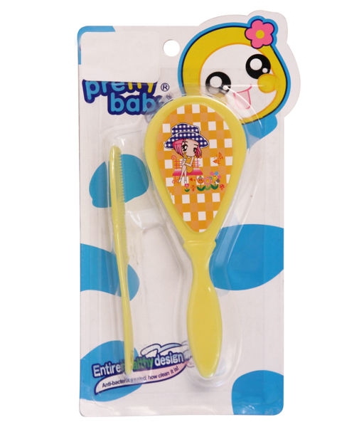 Imagen de Peine con cepillo para bebé, en blister, varios colores