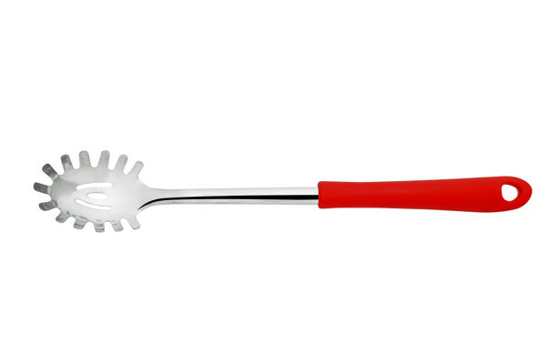 Imagen de Cuchara para servir pasta acero inoxidable ROJO, ELEGANCE MARTINAZZO