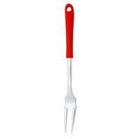Imagen de Tenedor trinchante de acero inoxidable ROJO, ELEGANCE MARTINAZZO