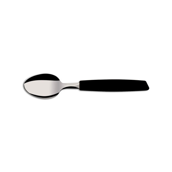 Imagen de Cubiertos cucharas de té x12 en bolsa acero inoxidable NEGRO, PIEMONTE MARTINAZZO