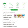 Imagen de Cepillo de dientes para niño con protector, en blister, CAJA x12