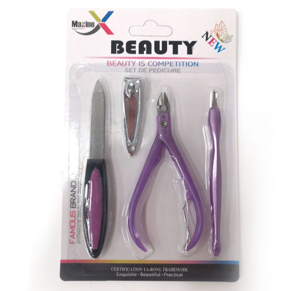 Imagen de Set de manicuría, 4 piezas, en blister