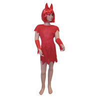 Imagen de Disfraz de diablita, vestido, faja y tiara, en bolsa