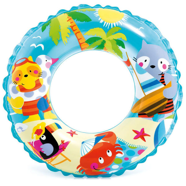 Imagen de Inflable flotador salvavidas INTEX 61cm, en bolsa,  varios diseños