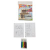 Imagen de Puzzle para colorear 3D, con 6 marcadores, en bolsa