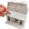 Imagen de Puzzle para colorear 3D, con 6 marcadores, en bolsa