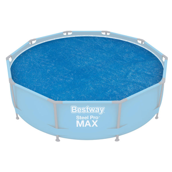 Imagen de Lona cobertor térmica piscina PE Bestway, 305cm  diámetro, en bolsa