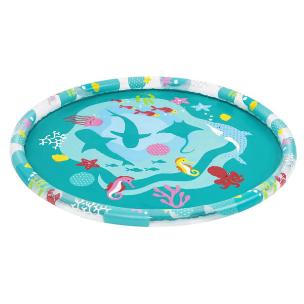 Imagen de Inflable colchoneta con aspersores 1 aro Bestway, en caja